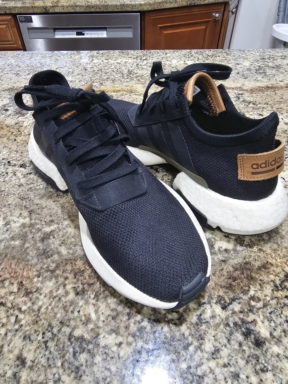 Adidas Men's Shoes P.O.D. S3.1 Core Black Timber Size 9.5 G54741